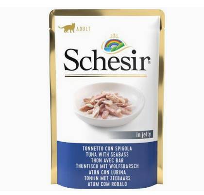 Schesir Pouch of Tuna and Sea Bass in Jelly