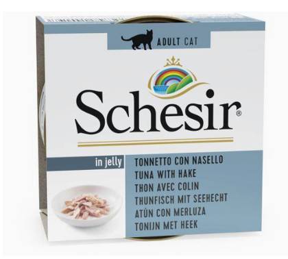Schesir Can of Tuna and Hake in Jelly