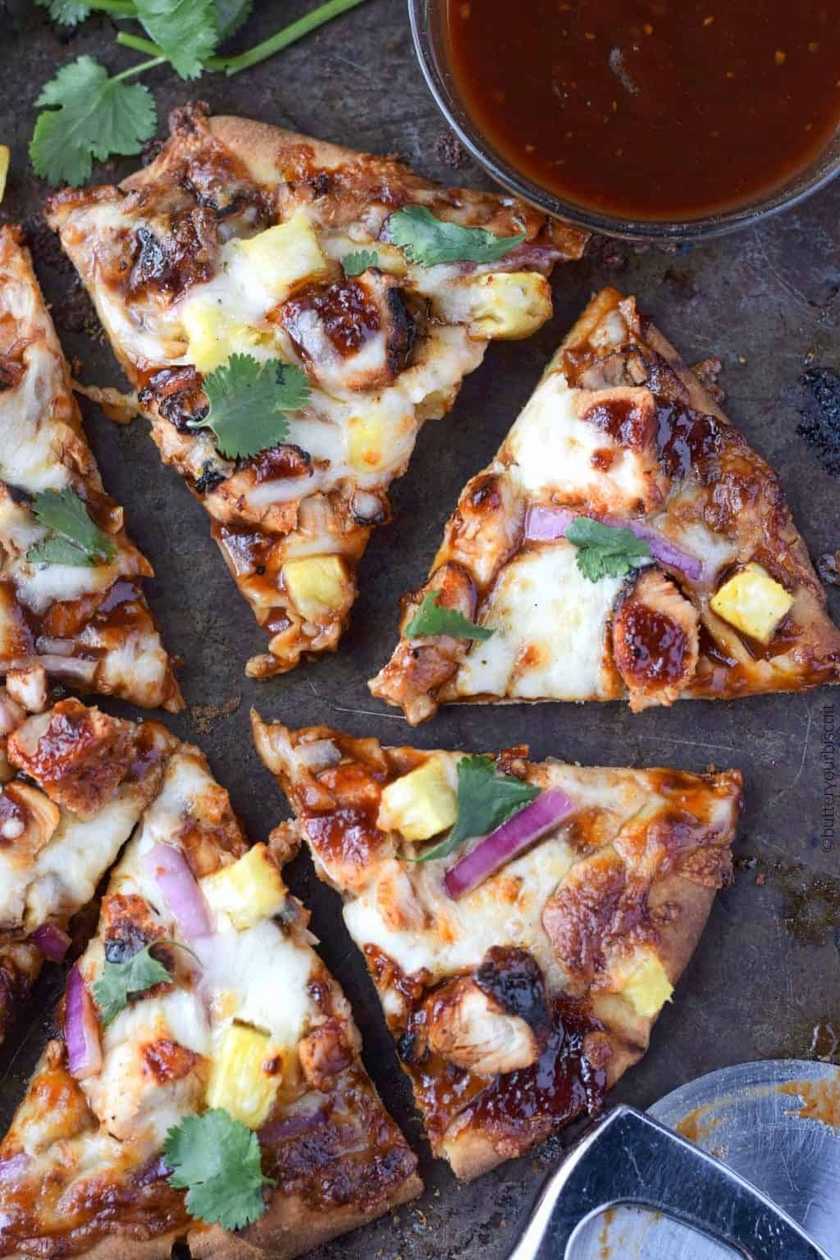 Flat Bread with Chicken and Beef