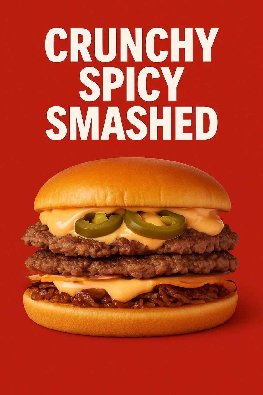 Crunchy spicy smashed