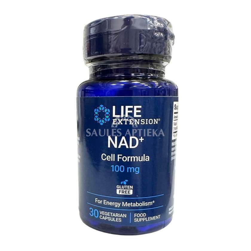 LIFE EXTENSION NAD+ Cell Formula 100 mg kapsulas, N30