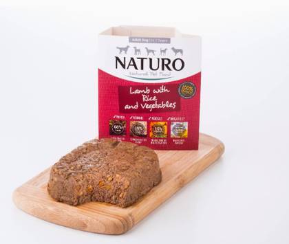 Naturo Adult Dog Gluten Free Lamb Terrine with Rice & Vegetables