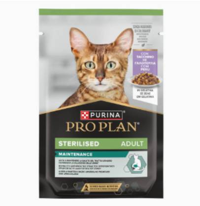 Pro Plan Sterilised Adult Maintenance Pouch of Turkey in Jelly