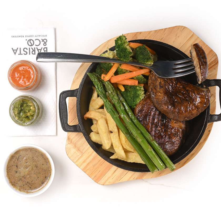 Mushroom Steak Au Poivre [NEW]