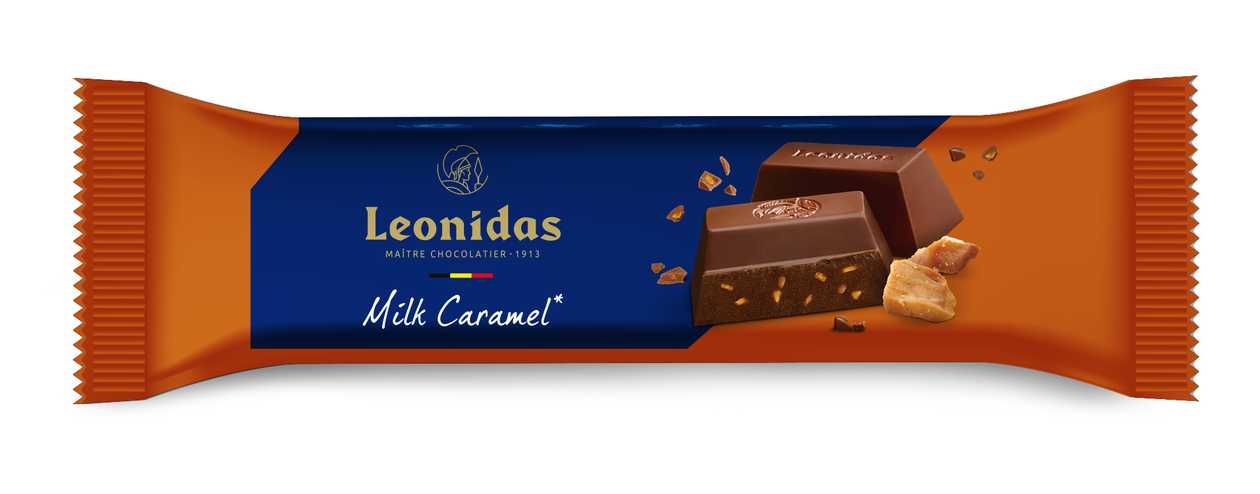 Milk Chocolate Bar with Caramel Pieces 50 g