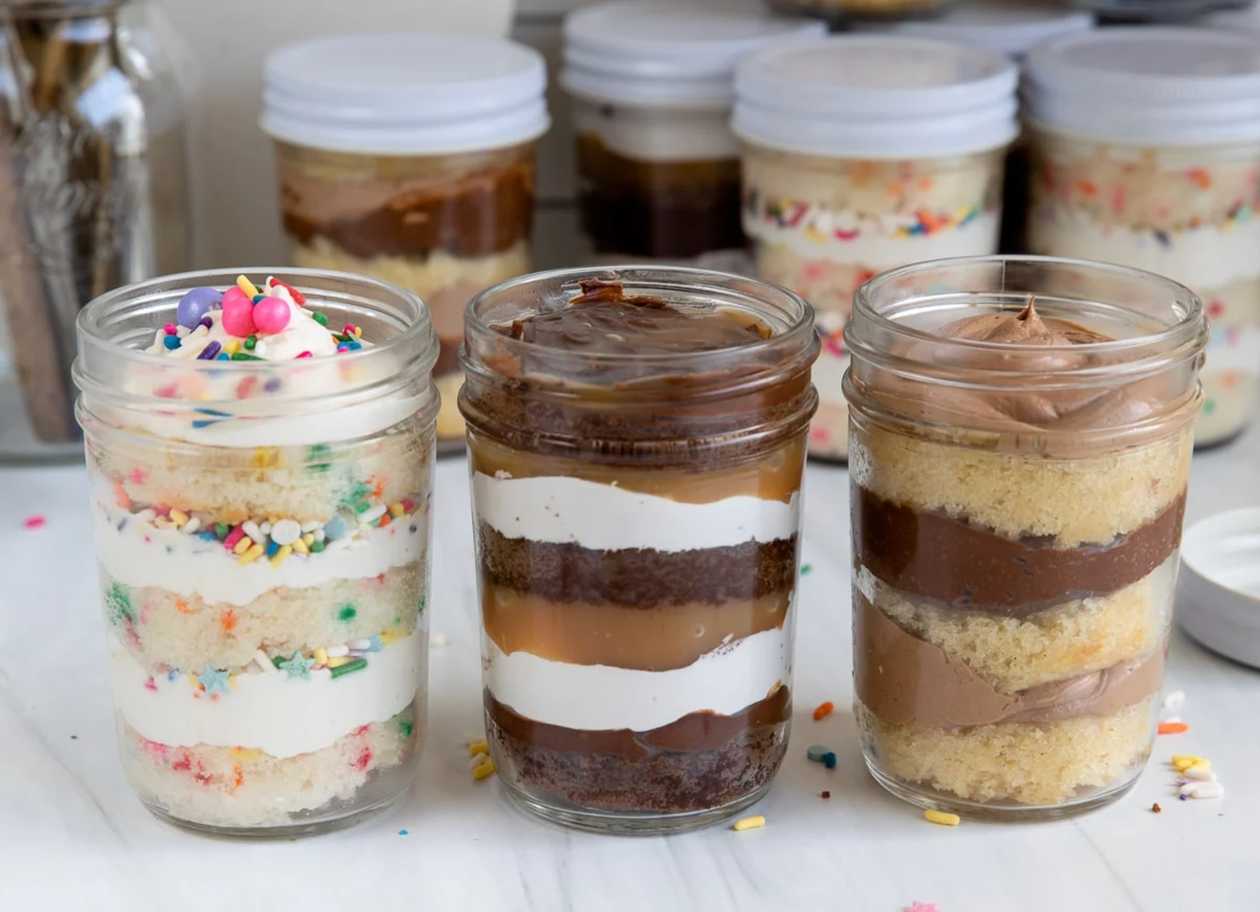 Mason Jar Cakes