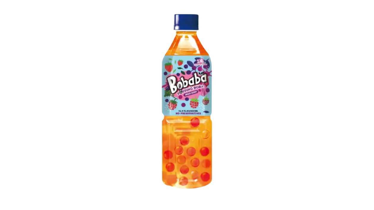 Bobaba Mixed Berry Bubble Tea 500ml