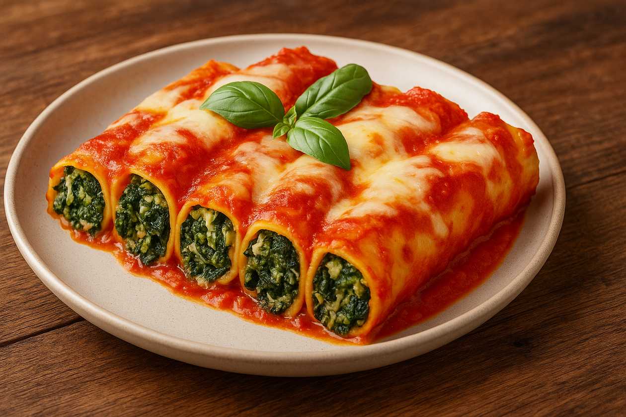 Cannelloni Ricotta e Spinaci