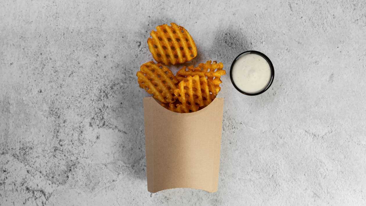 Vafeļu frī ar mērci