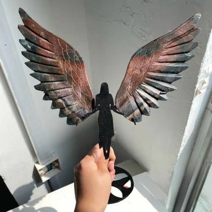 🧚‍♂️The Guardian of Tides ~ Ocean Jasper Angel Wings🌊