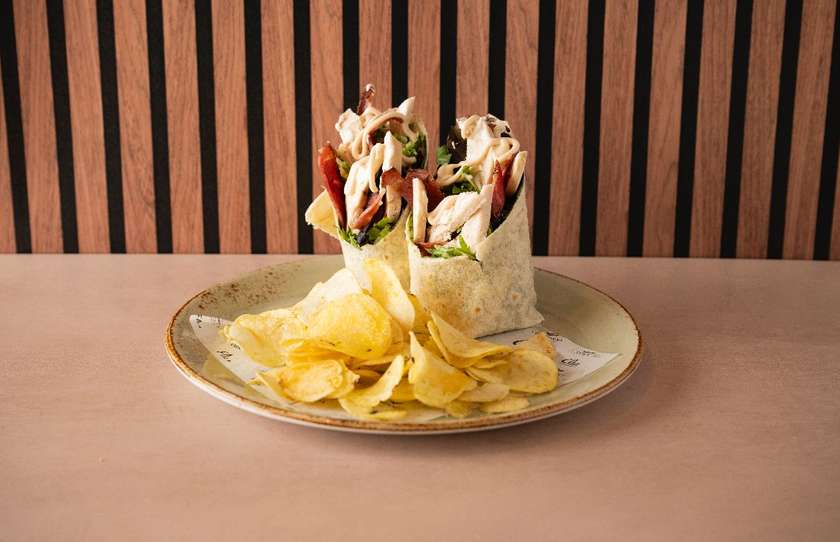 Chicken & bacon wrap