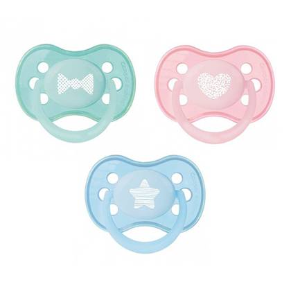 Canpol Babies Silicone Round Pacifier Pastel /0-6m/ 22/422 4220 #1