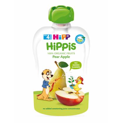 HiPP Fruit pouch apple and pear /4m+/ 100g 3704/8572