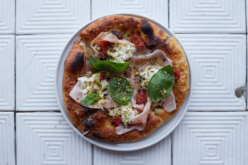 mortadella, pistachio & stracciatella