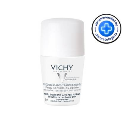 Vichy 48hr Anti-Perspirant Roll-On Deodorant for Sensitive Skin 50ml
