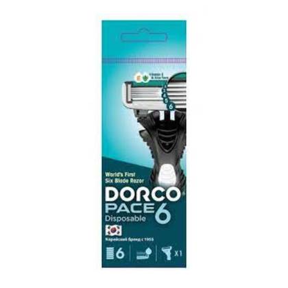 Dorco 6-Blade Disposable Razor for Men, #1