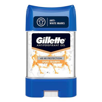 Gillette Triumph Sport Antiperspirant Gel for Men, 70g