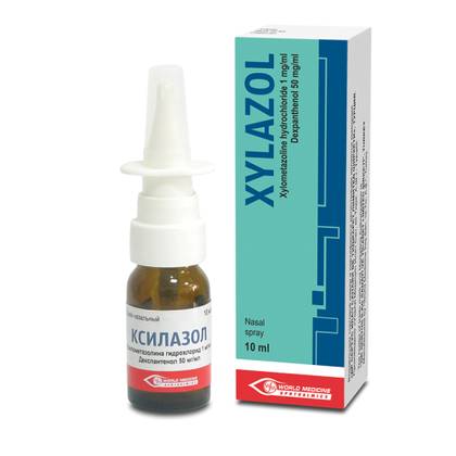 Xylasol Nasal Spray (1mg+50mg)/1ml 10ml Bottle #1
