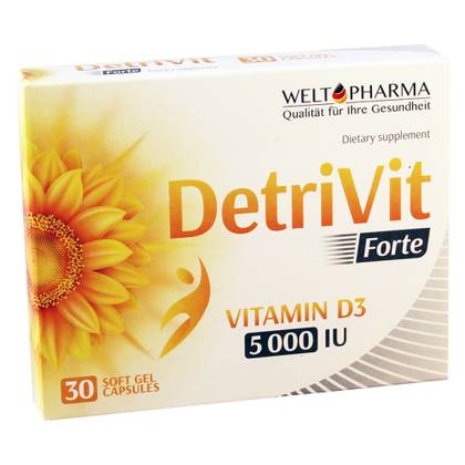 Detrivit Forte 5000 IU Capsules #30
