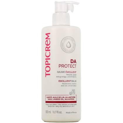 Topicrem AD Emollient Balm Face and Body, Dry and Sensitive Atopic Skin, 500ml