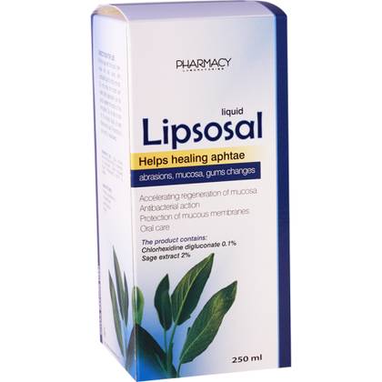 Lipsosali Oral Rinse Solution 250ml Bottle #1