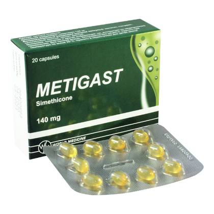 Meteospasmyl 140mg Capsules #20