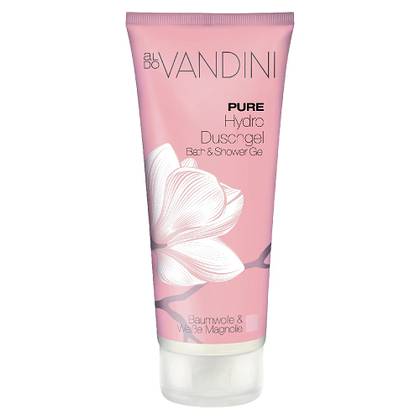 Vandini Hydro Shower Gel for Normal/Dry Skin, Magnolia Flower & Almond Oil, 200ml