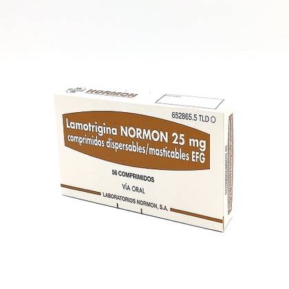 Lamotrigine Normon 25mg Tablets, 56 count