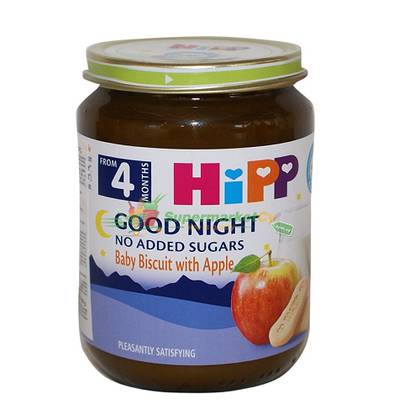 HiPP Milk & Fruit Porridge "Good Night" with Biscuit and Apple /4m+/ 190g
