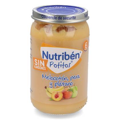 Nutriben - Fruit Puree with Peach, Pear, and Banana /6mo+/ 235g