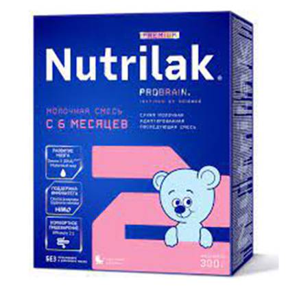 Nutrilak Premium 2 Milk with Prebiotics and Nucleotides /6-12 months/ 300g