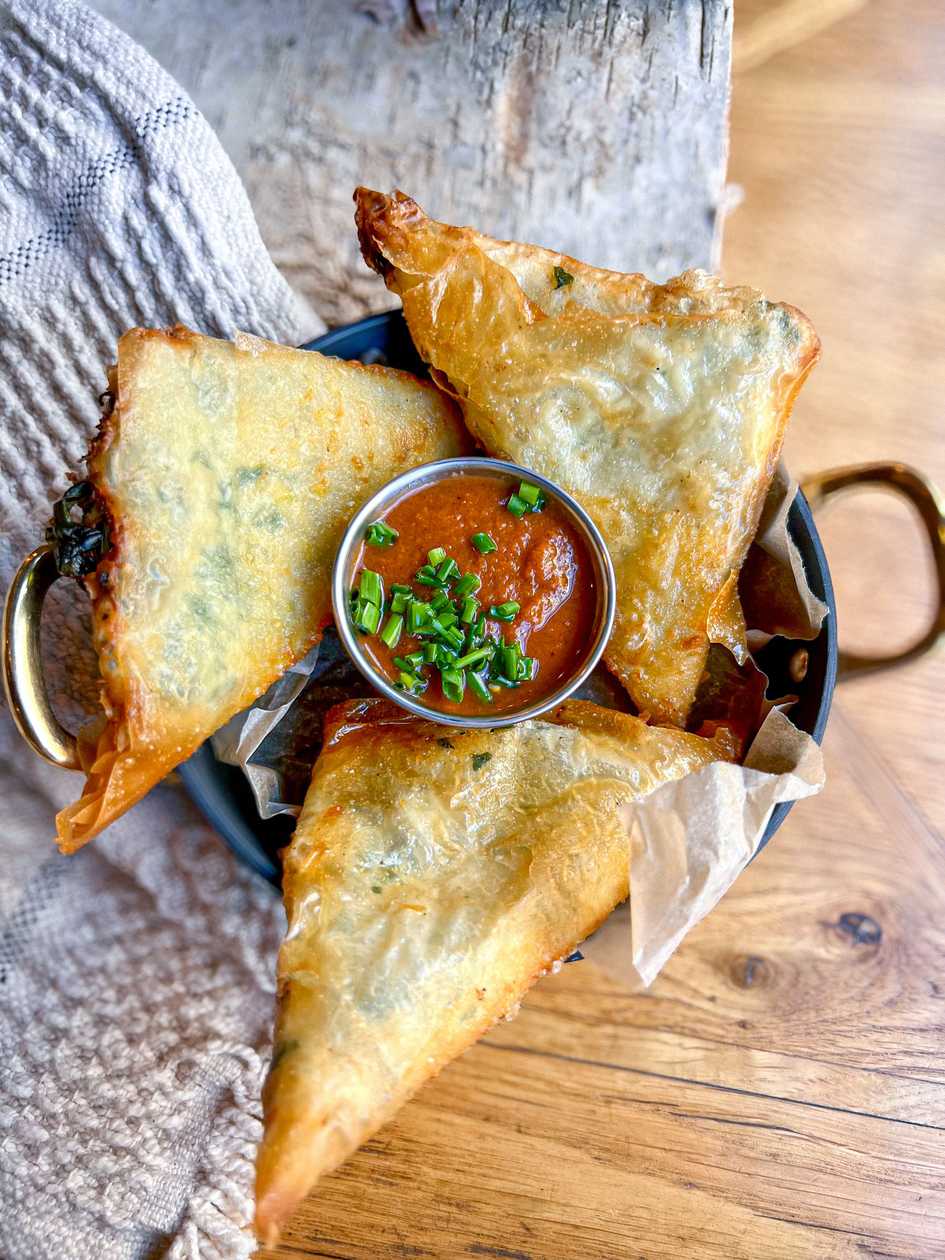 Gnocco fritto (2szt.) szpinak, ricotta, czosnek