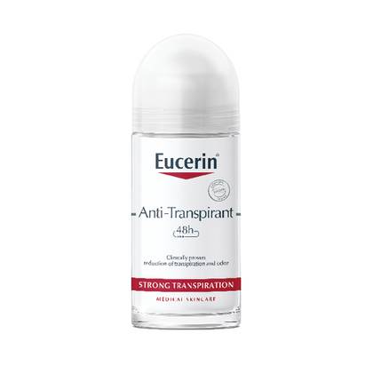 Eucerin 48h Anti-Perspirant Roll-On Deodorant for Sensitive Skin - 50ml (Excessive Sweating)