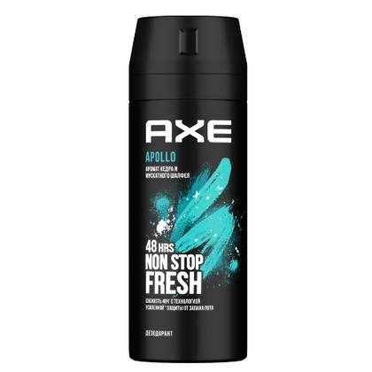 Axe Apollo Deodorant Body Spray for Men 150ml 1009/6231/1632/1531