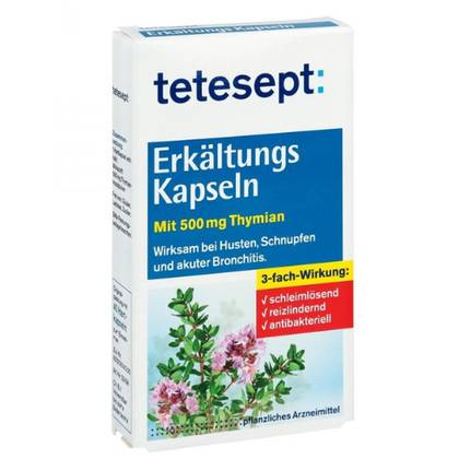 Tetesep Anti-Cold 500mg Capsules #40