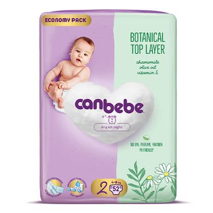 Canbebe Baby Diapers Z-2 /4-8kg/ 5222 #52