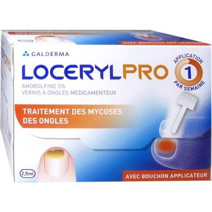 Locerylpro nail lacquer 5% 2.5ml bottle + applicator 2011 #1
