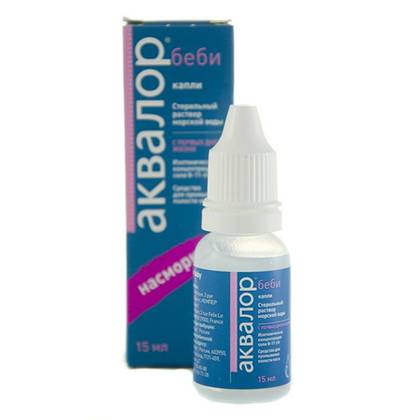 AqualoR Baby Nasal Drops 15ml Bottle /0+/ #1