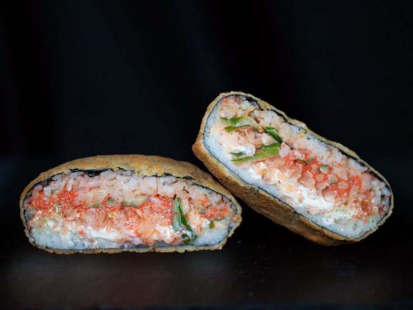 Salmon Sushi-Burger