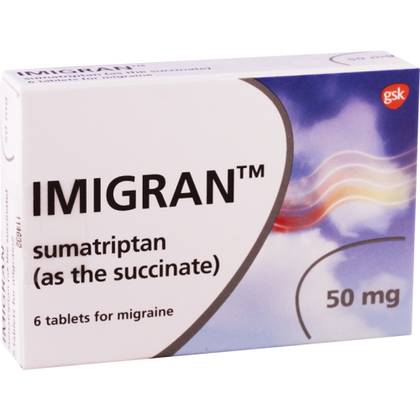 Imigran 50mg Tablets #6