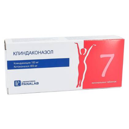 Clindaconazole Vaginal Tablets 100mg+400mg #7