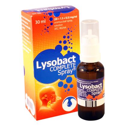 Lysobact Complete Oral Spray 30ml Bottle #1