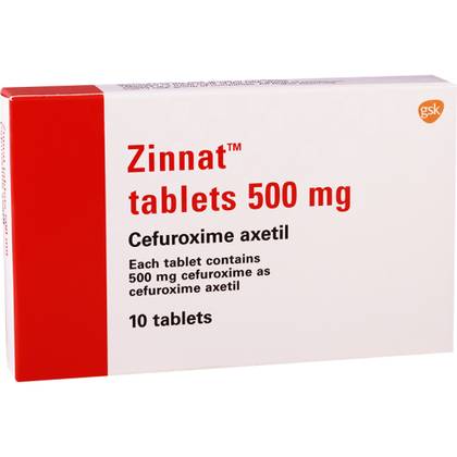 Zinnat 500mg Tablets #10