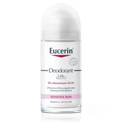 Eucerin 48h Roll-on Deodorant for Sensitive Skin Aluminum-Free 50ml 88786/0974