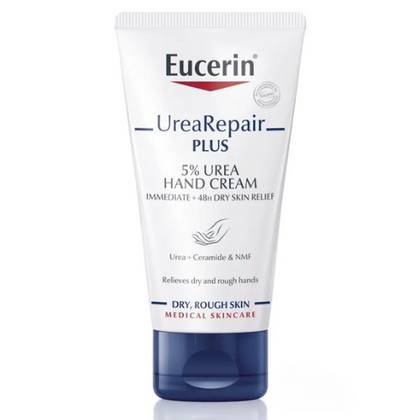 Eucerin UreaRepair Plus 5% Urea Hand Cream - 48h Intense Moisturizing for Dry, Rough Skin 75ml 63382/4187