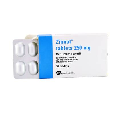 Zinnat 250mg Tablets No. 10
