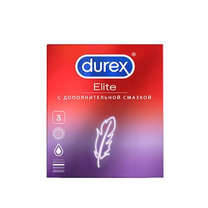 Durex Elite Condoms - 3 Pack