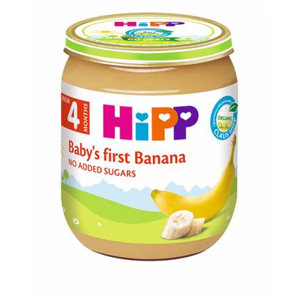HiPP - Banana Fruit Puree /4mo+/ 125g 4232/4232-01