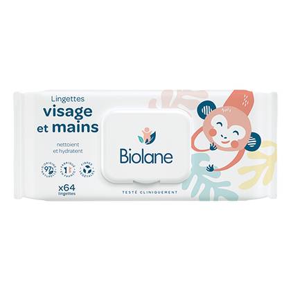 Biolane Baby Face and Hand Wipes 6850/7981 #64