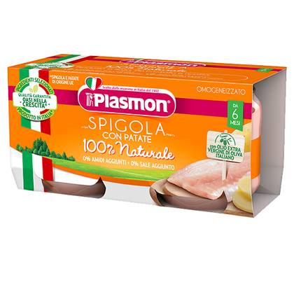 Plasmon - Sea Bass Fish With Potatoes Dinner /6m+/ 80g 1524 #2